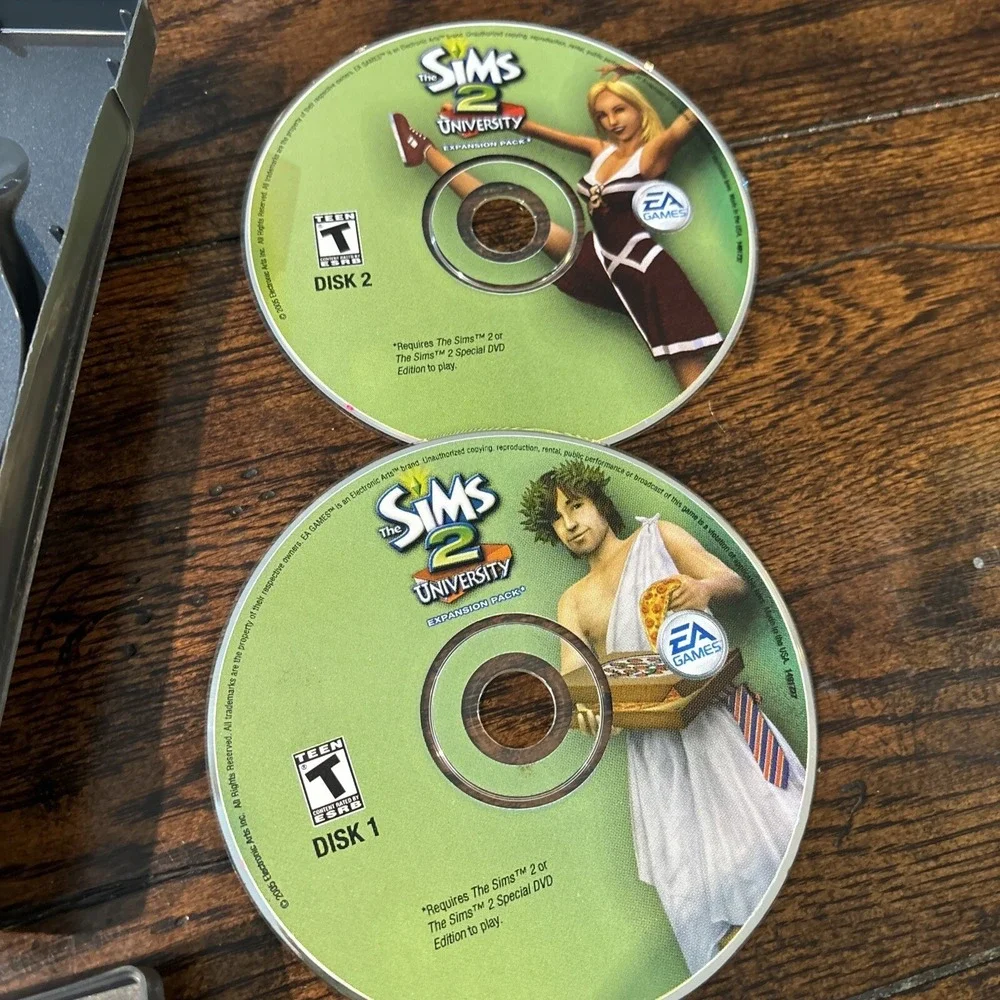 The Sims 2 Expansion Pack Lot University & Open For Business PC Game 2006